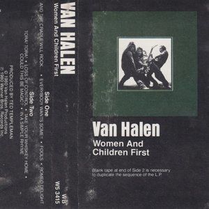 Van Halen Women and Children First Cassette Tape